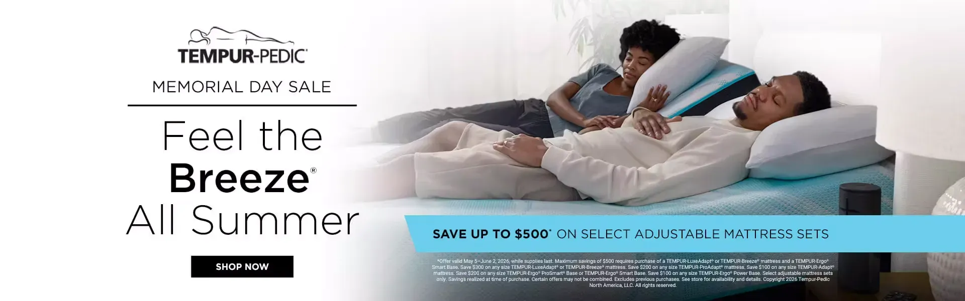 Tempur-Pedic Memorial Day Sale